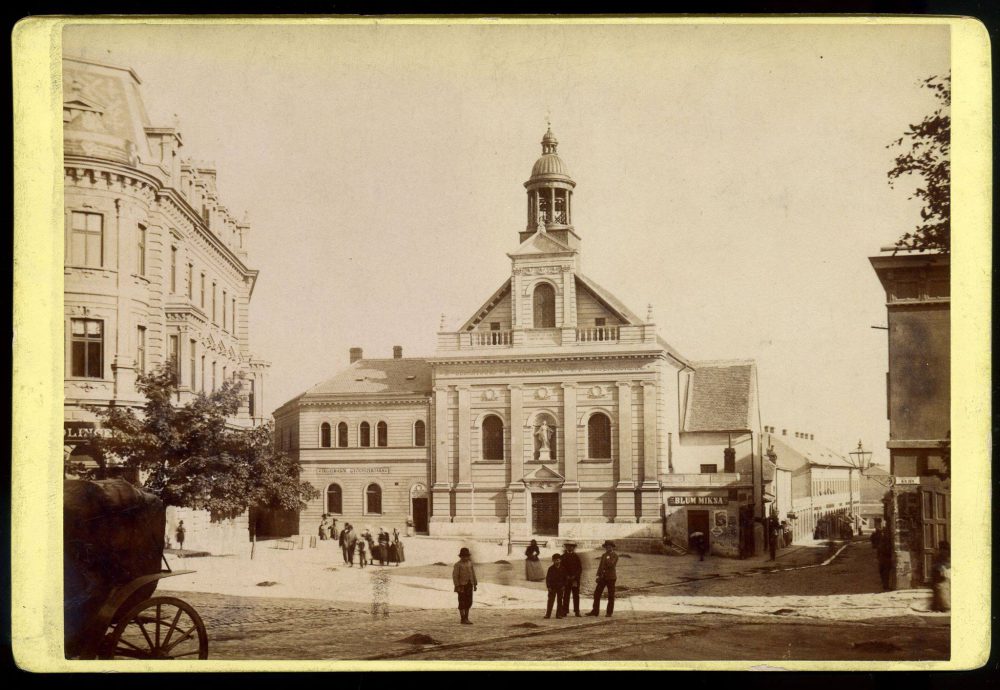 1890-ben így festett a templom